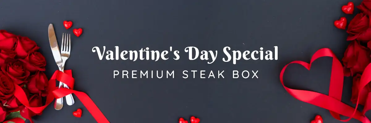 Click Here To Enlarge This Photo Of Valentine's Day Special&colon; Premium Steak Box - Just &pound;50&excl;