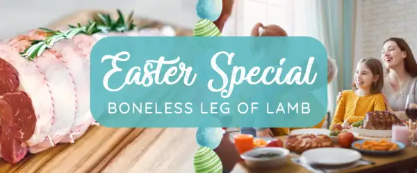 Easter Special - Fresh Boneless Leg Of Lamb From Yorkshire