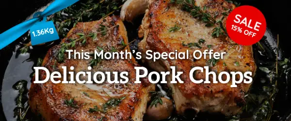 Delicious Pork Chops – 15% OFF This Month!
