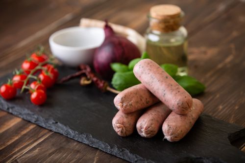 Click Here To Enlarge This Photo Of Lamb & Mint Sausage
