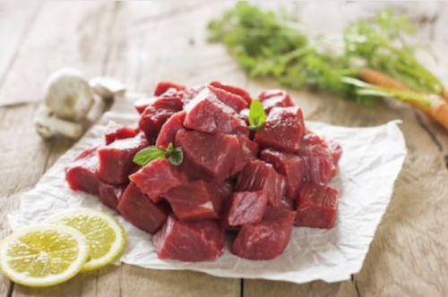 Click Here To Enlarge This Photo Of Lean Diced Beef