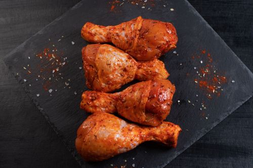 Click Here To Enlarge This Photo Of Hot & Spicy Chicken Thighs & Drumsticks