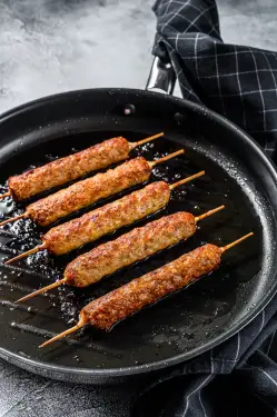 Click Here To Enlarge This Photo Of Minted Lamb Kofta Kebabs