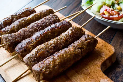 Click Here To Enlarge This Photo Of Beef Kofta Kebabs
