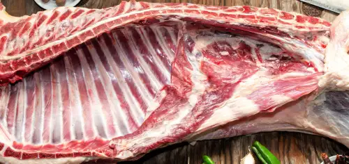 Click Here To Enlarge This Photo Of Half a Lamb