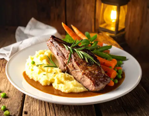 Click Here To Enlarge This Photo Of Mint-Glazed Lamb Rumps&colon; A Perfect Midweek Roast Dinner&excl;