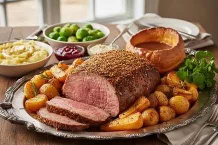 Perfect Roast Beef Joint With All The Trimmings