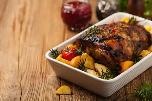 Click Here To Enlarge This Photo Of Braised New Zealand Leg of Lamb