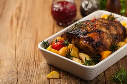 Braised New Zealand Leg of Lamb